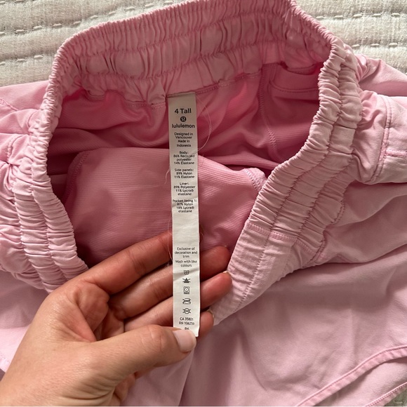 Lululemon Hotty Hot Short II *Long 4" Miami Pink (Size: 4 Long/Tall) - Picture 6 of 10